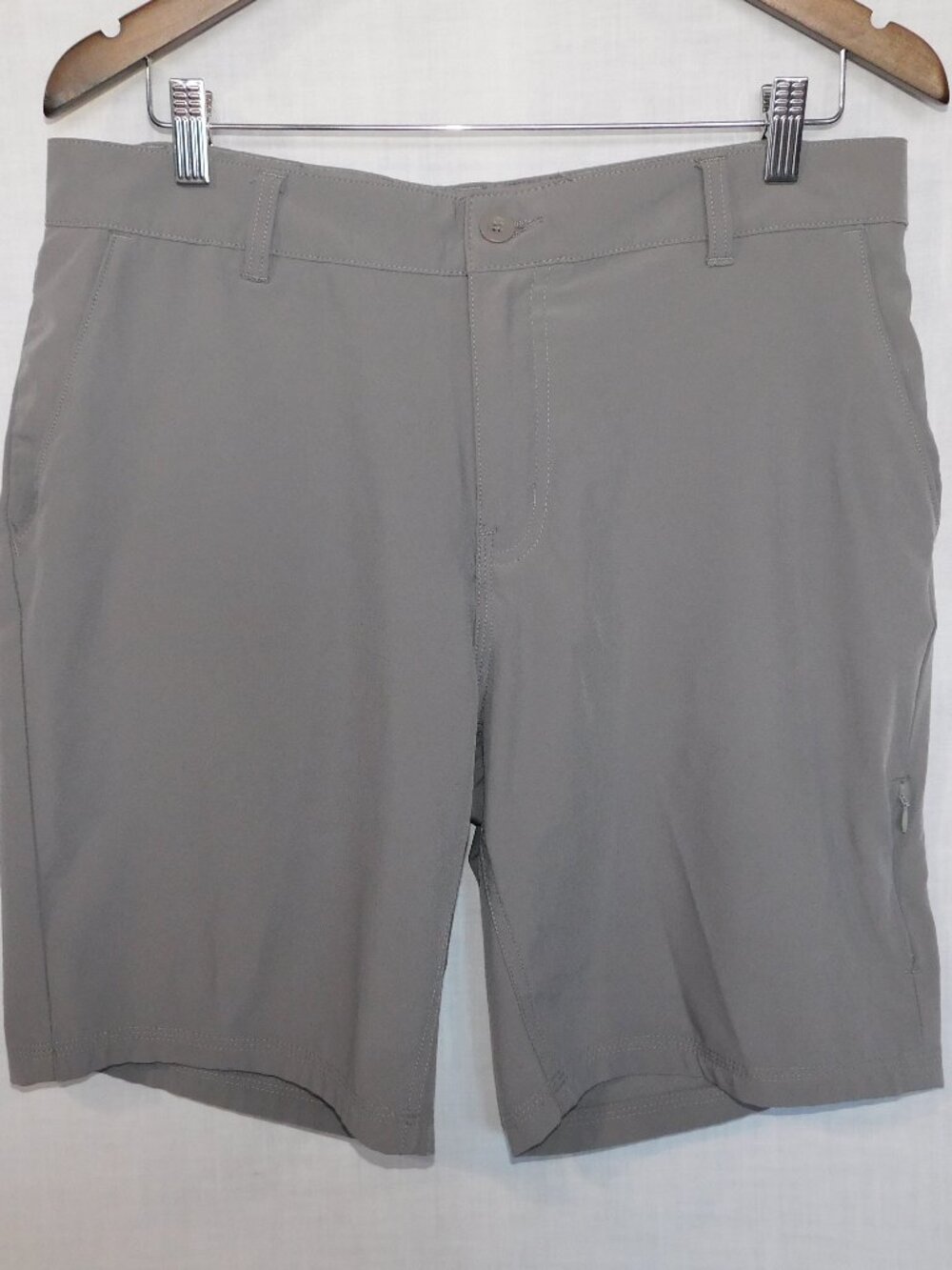 Ripzone Mens 34 Gray Pavement Unlined Hybrid Shorts 9" inseam